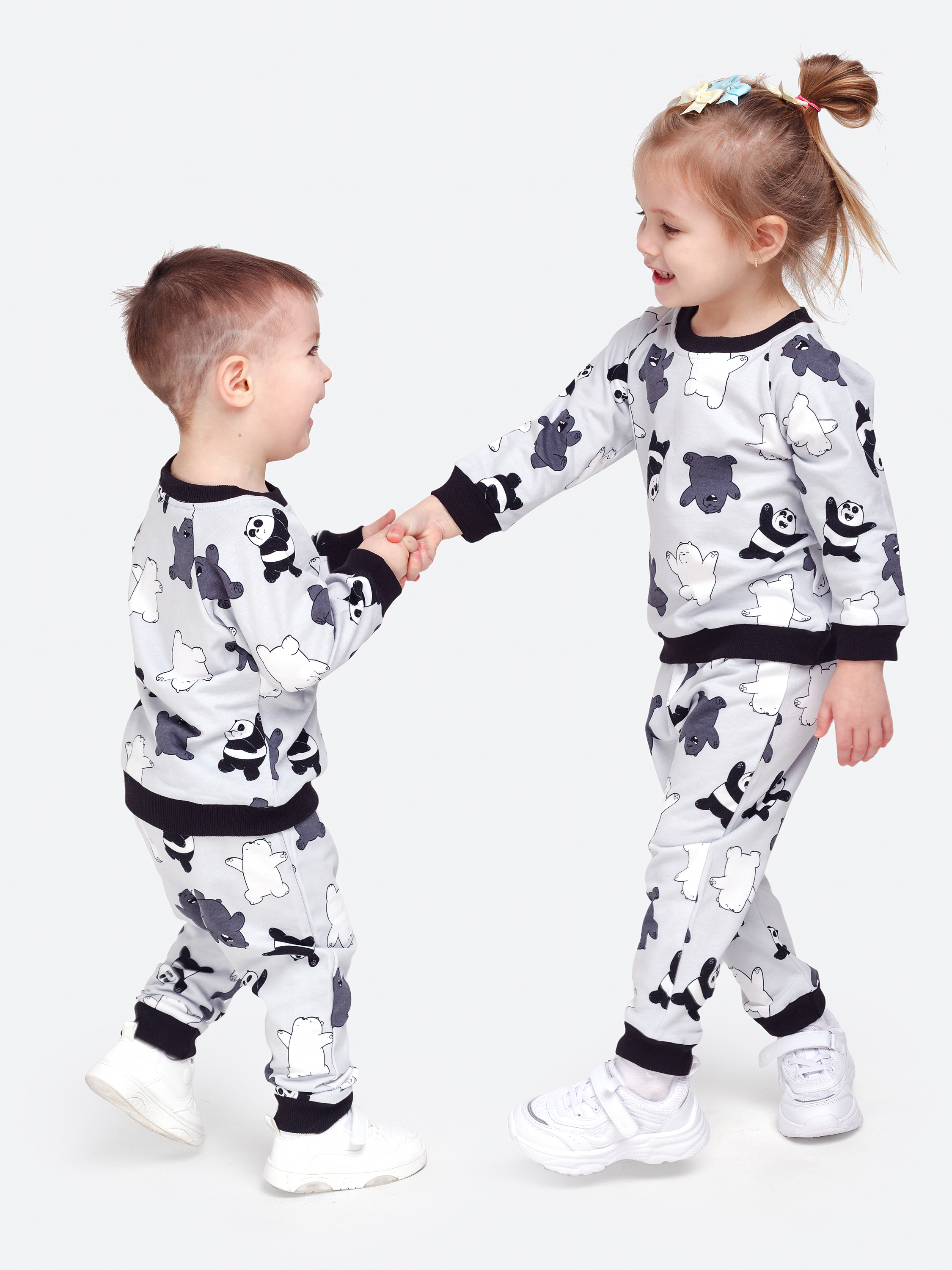 Костюм VEDDI 635ф-21/серый/панда - фото 13