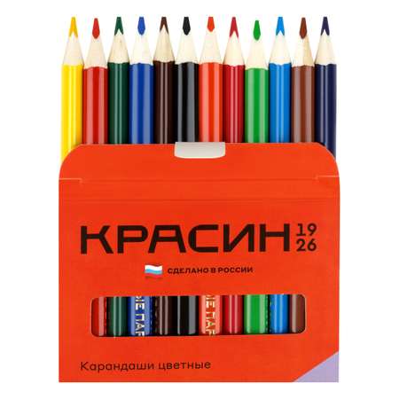 Карандаши цветные Красин 12 шт.