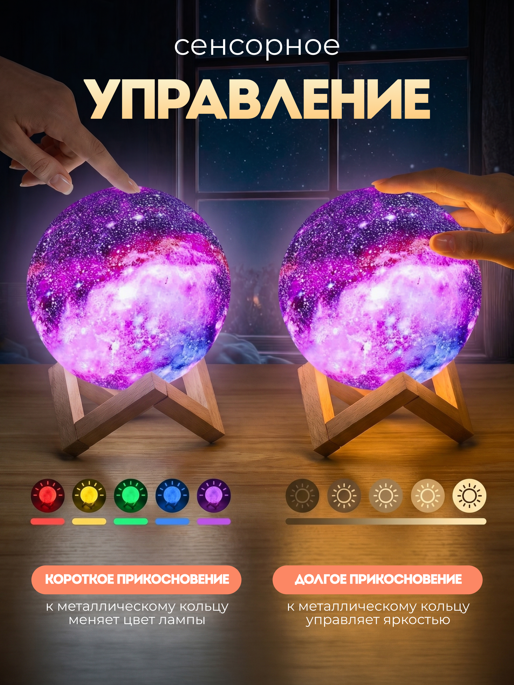 Ночник HomDoctor Галактика - фото 10