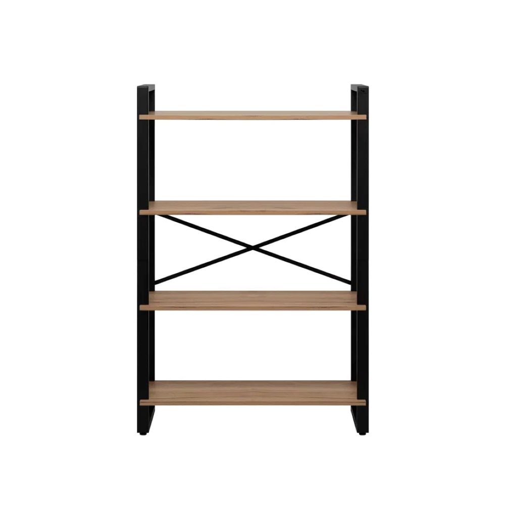 Стеллаж Leset Стилвуд 134 Черный/Дуб крафт золотой - фото 6