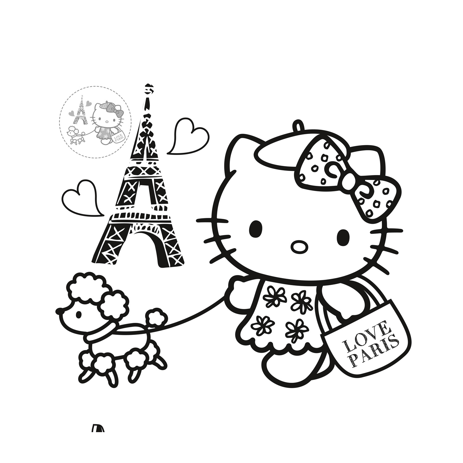 Блокнот для творчества с наклейками ND PLAY Хэллоу Китти Давай веселиться - фото 2