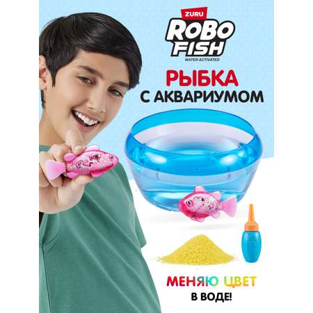 Игровой набор Zuru ROBO ALIVE плавающая рыбка в аквариуме
