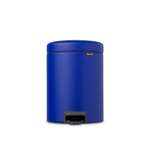 Бак мусорный Brabantia NewIcon с педалью минерально синий 5л 206849
