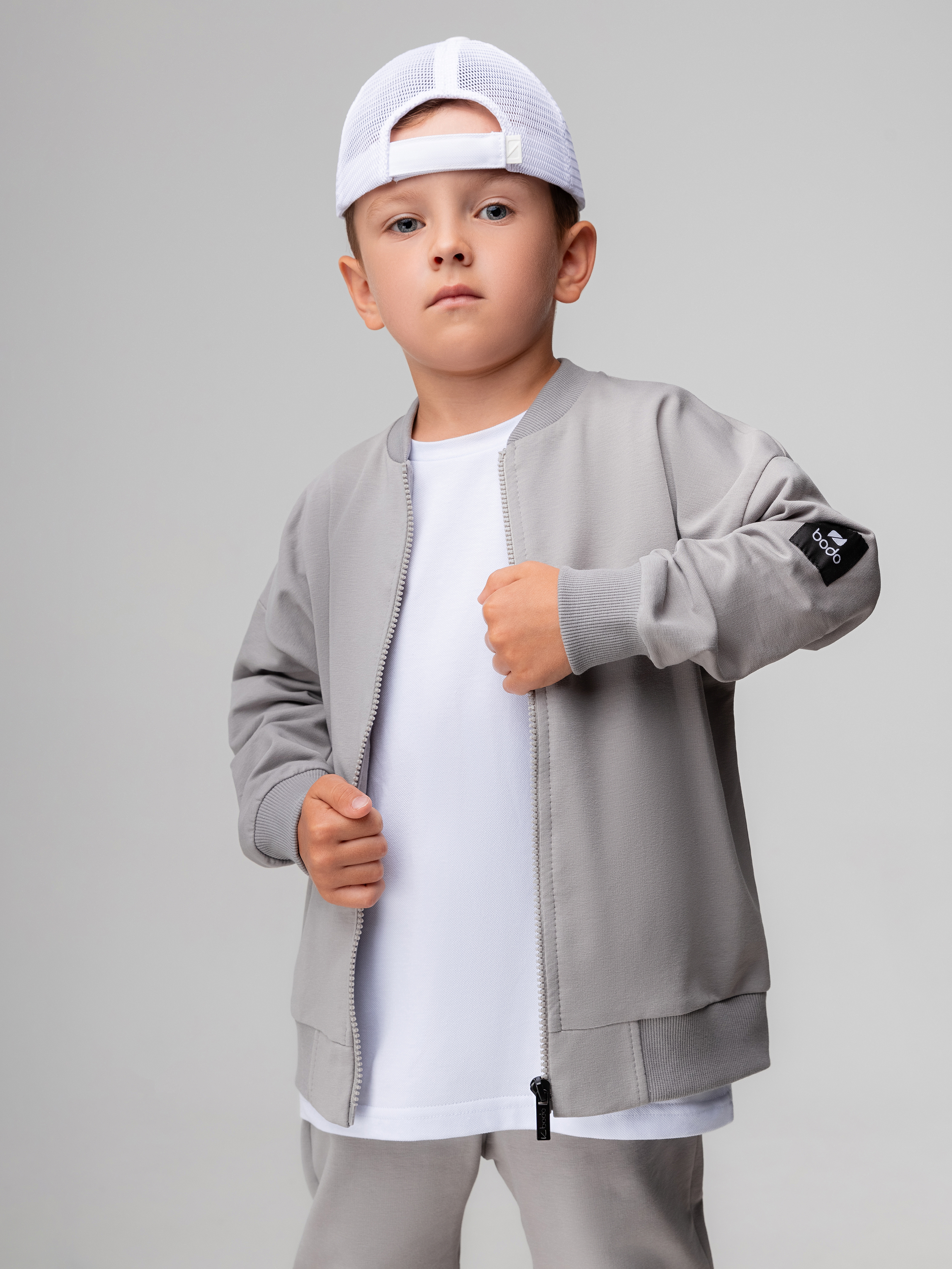 Костюм спортивный Bodo 11-537MU_серый - фото 6