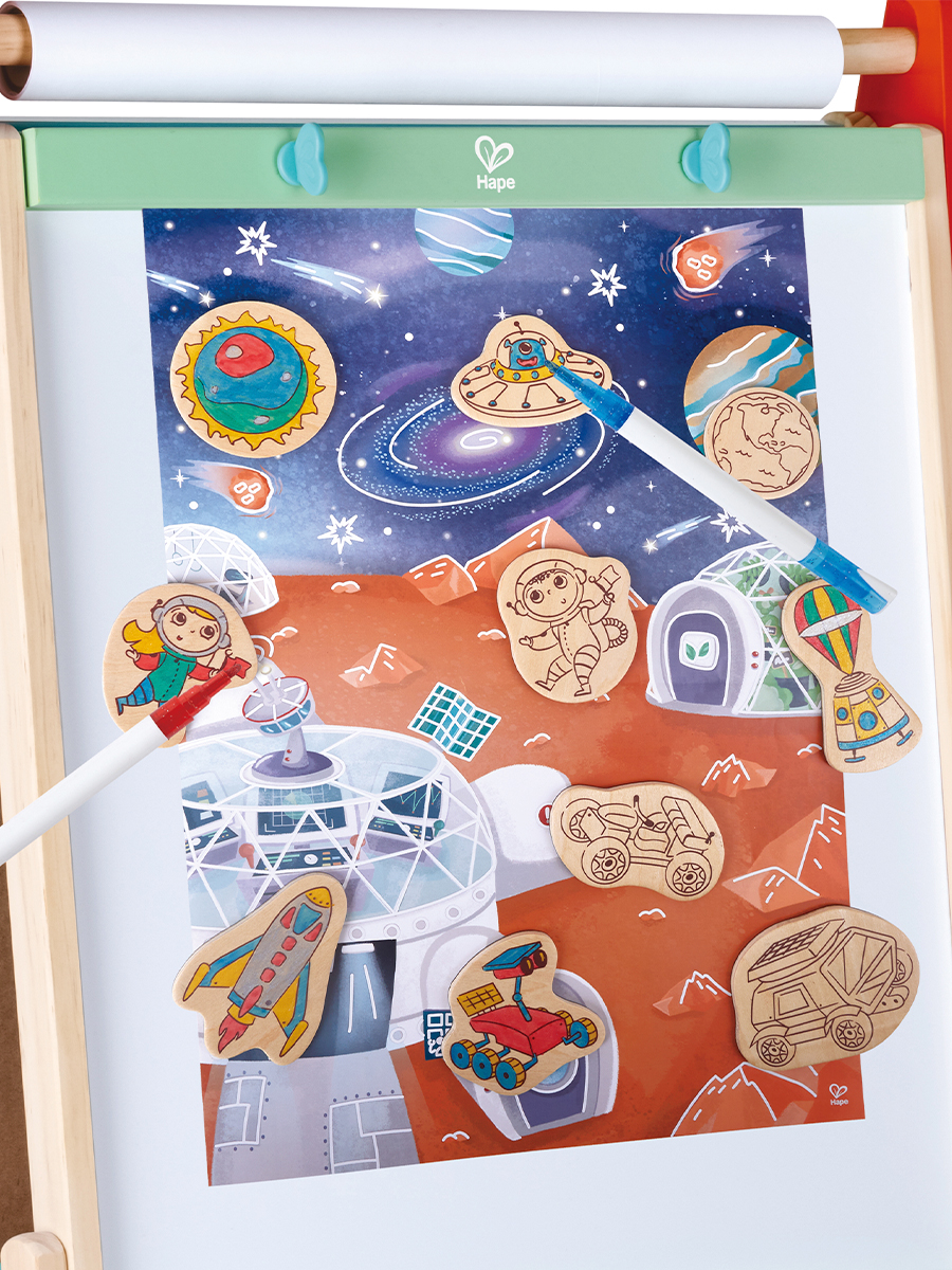 Набор для рисования Hape Космические приключения - фото 5