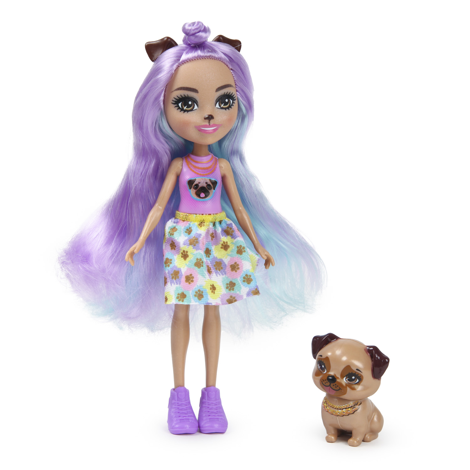 Кукла мини Enchantimals Трасти с питомцем HKN11 - фото 1