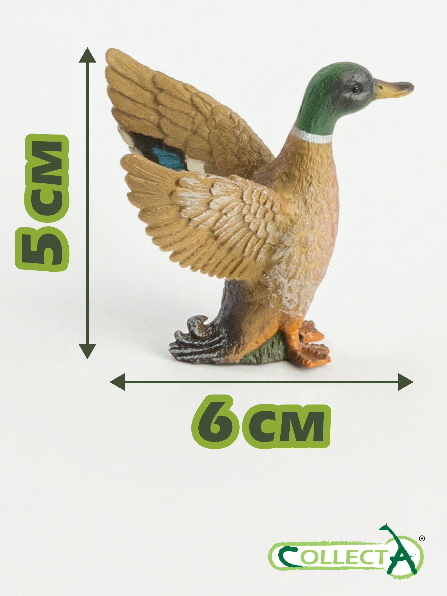 Фигурка Collecta Дикий селезень 5 см - фото 2