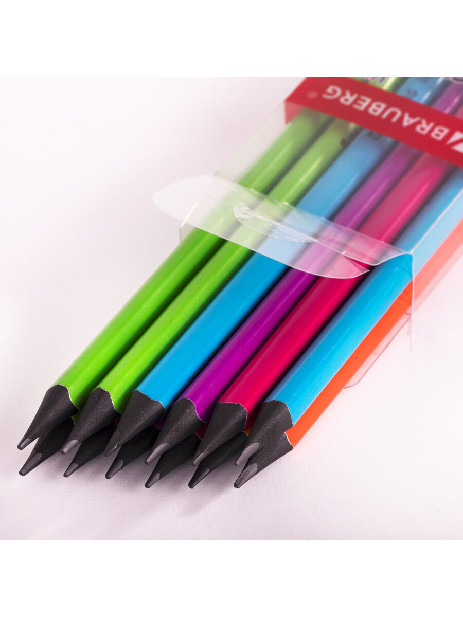 Карандаши чернографитные Brauberg 12 шт. - фото 19