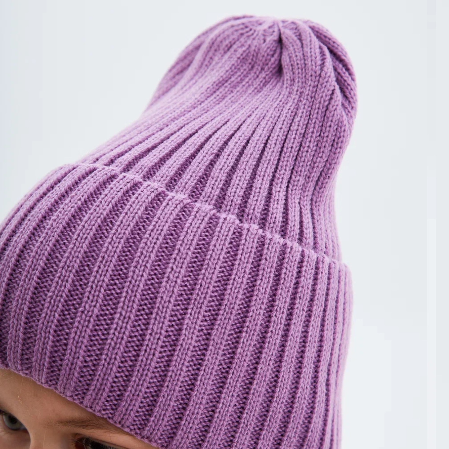 Шапка и снуд KUBRIO NYC-H-35-pumpk-lilac - фото 4