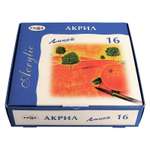 Краски акриловые ГАММА 16 цв.