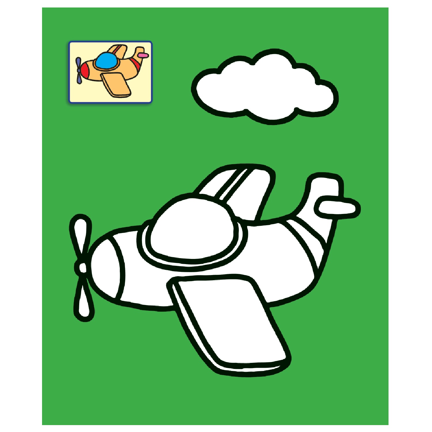 Раскраска АСТ Самые первые раскраски с объемным контуром Кораблики и самолётики - фото 5