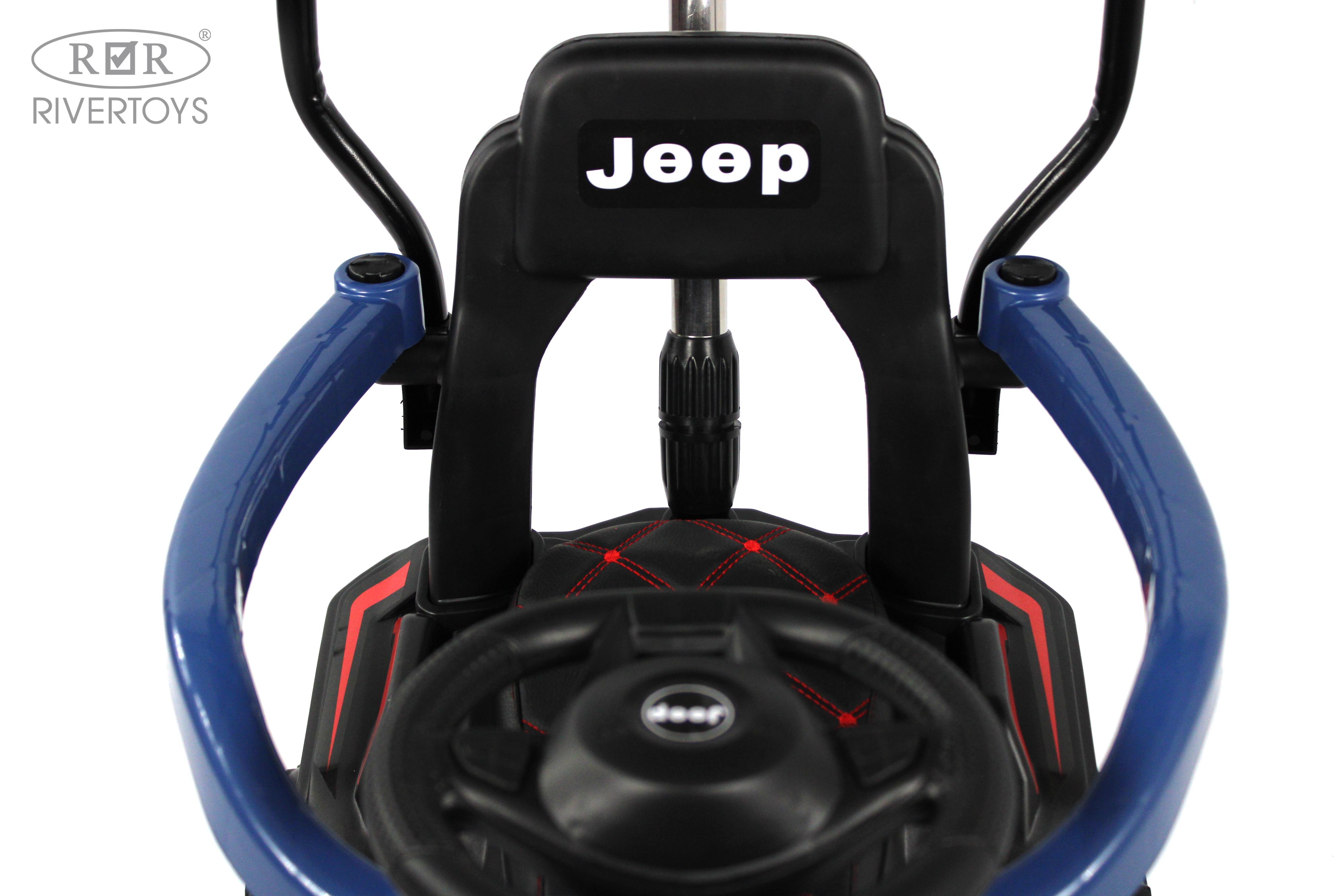 Электромобиль RIVERTOYS G003GG-BLUE С пультом ДУ - фото 4