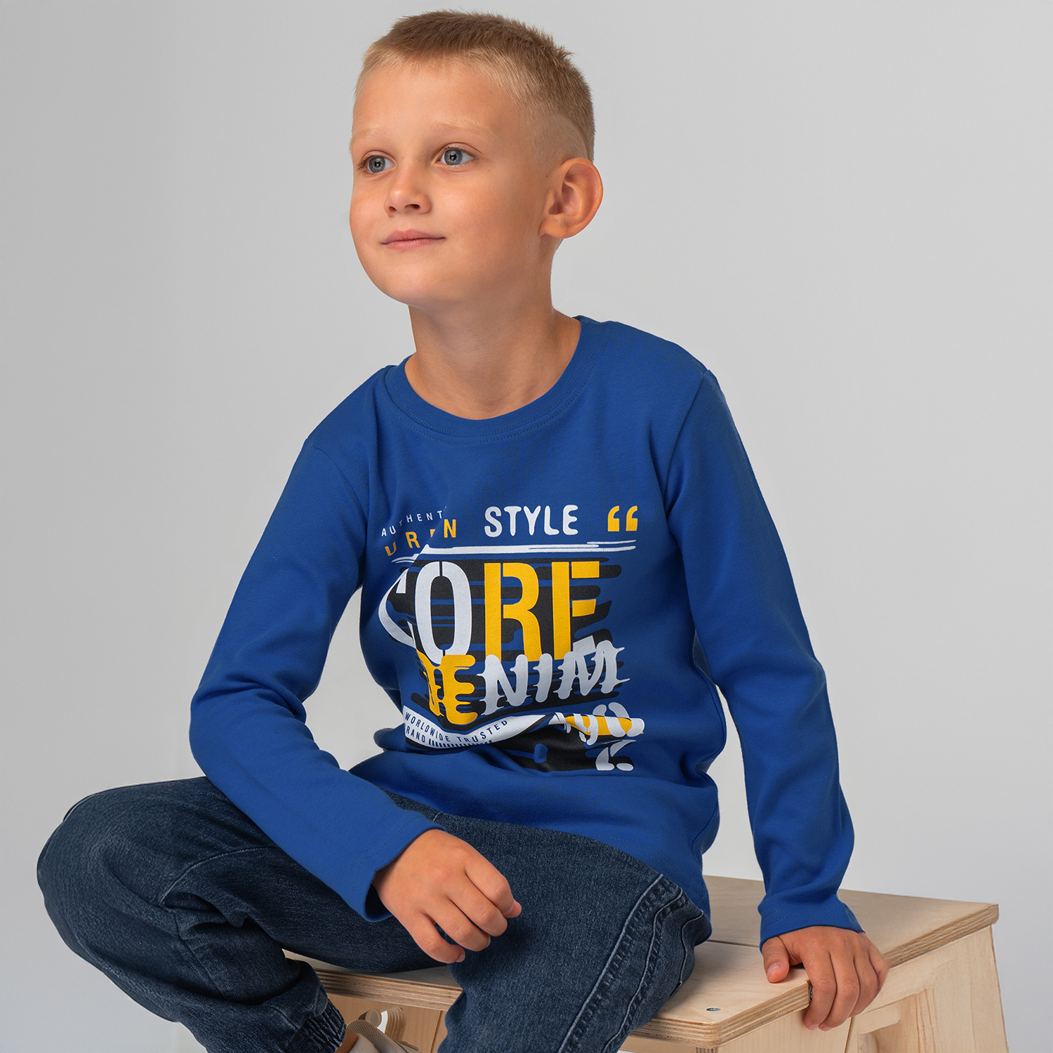 Лонгслив BONITO KIDS BK0467Mэлектрик - фото 4