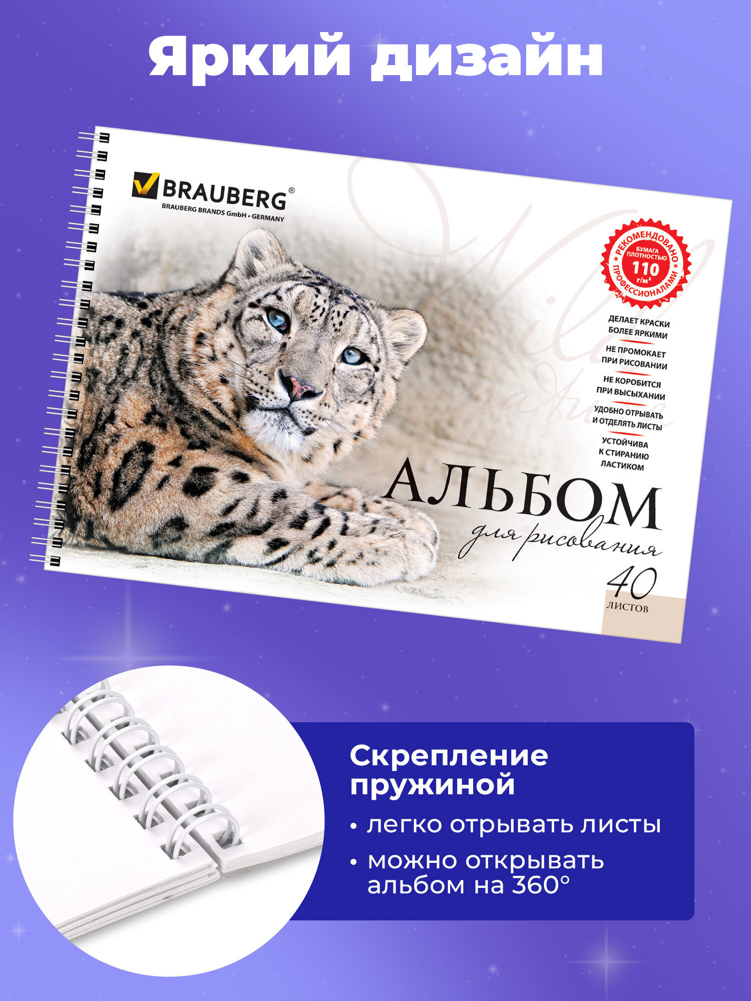Альбом Brauberg А4 40 лист. 4 шт. - фото 2