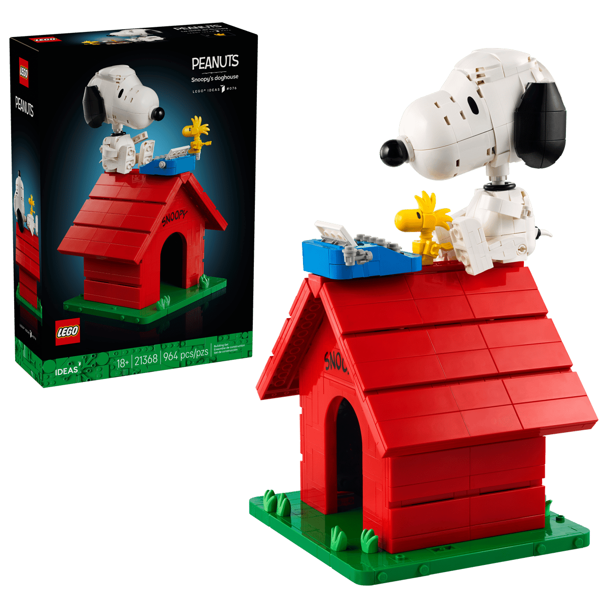 Конструктор LEGO Ideas Собачья будка Снупи 964 дет. - фото 1