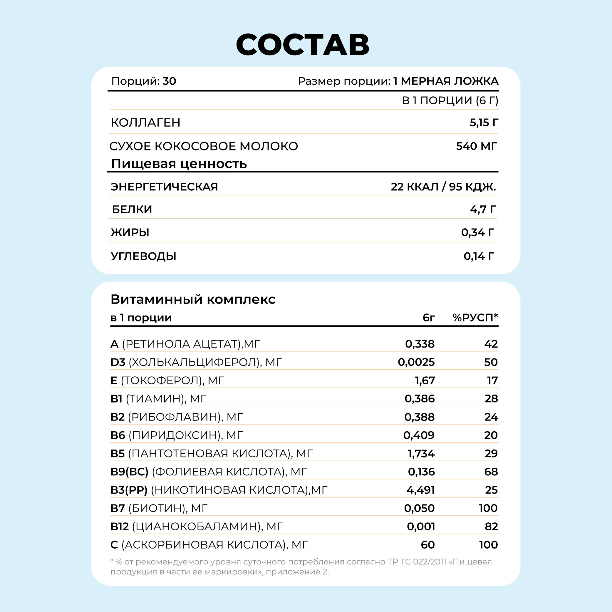 Пептидный коллаген с витамином С LeafToGo со вкусом кокоса, 180 г - фото 8