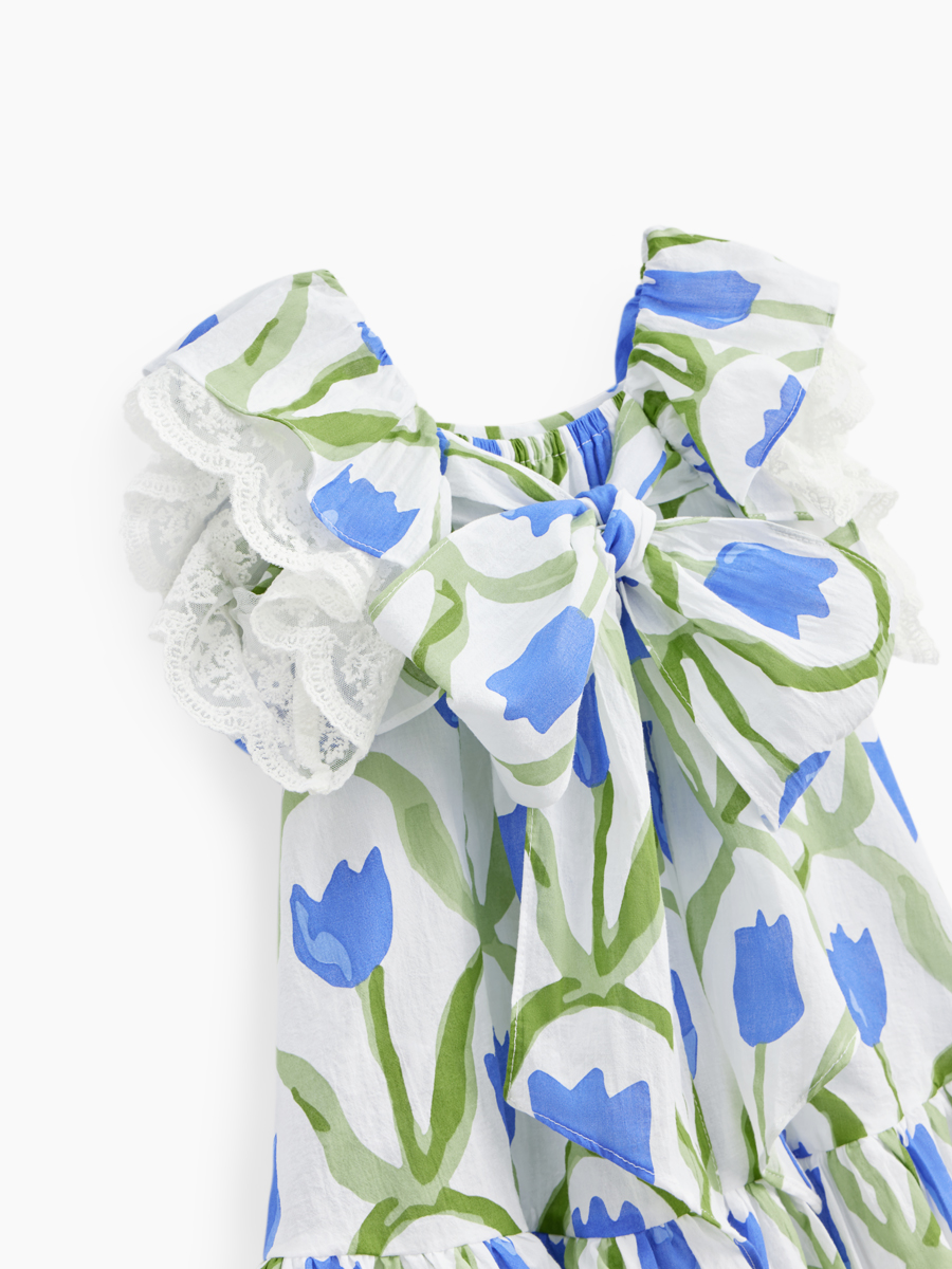 Платье Happy Baby 88189_blue-flower - фото 15