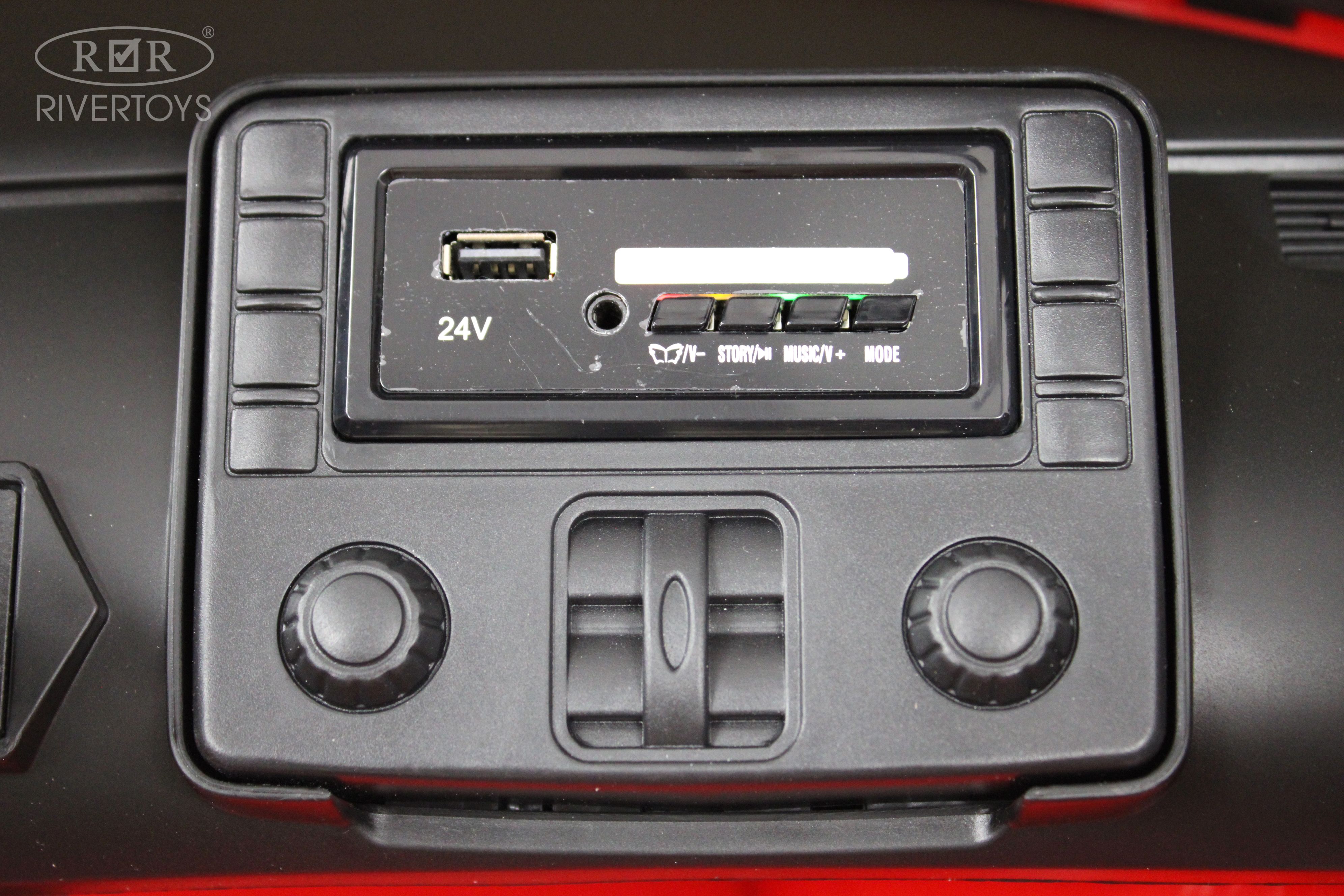 Электромобиль RIVERTOYS A111MP-RED С пультом ДУ - фото 11
