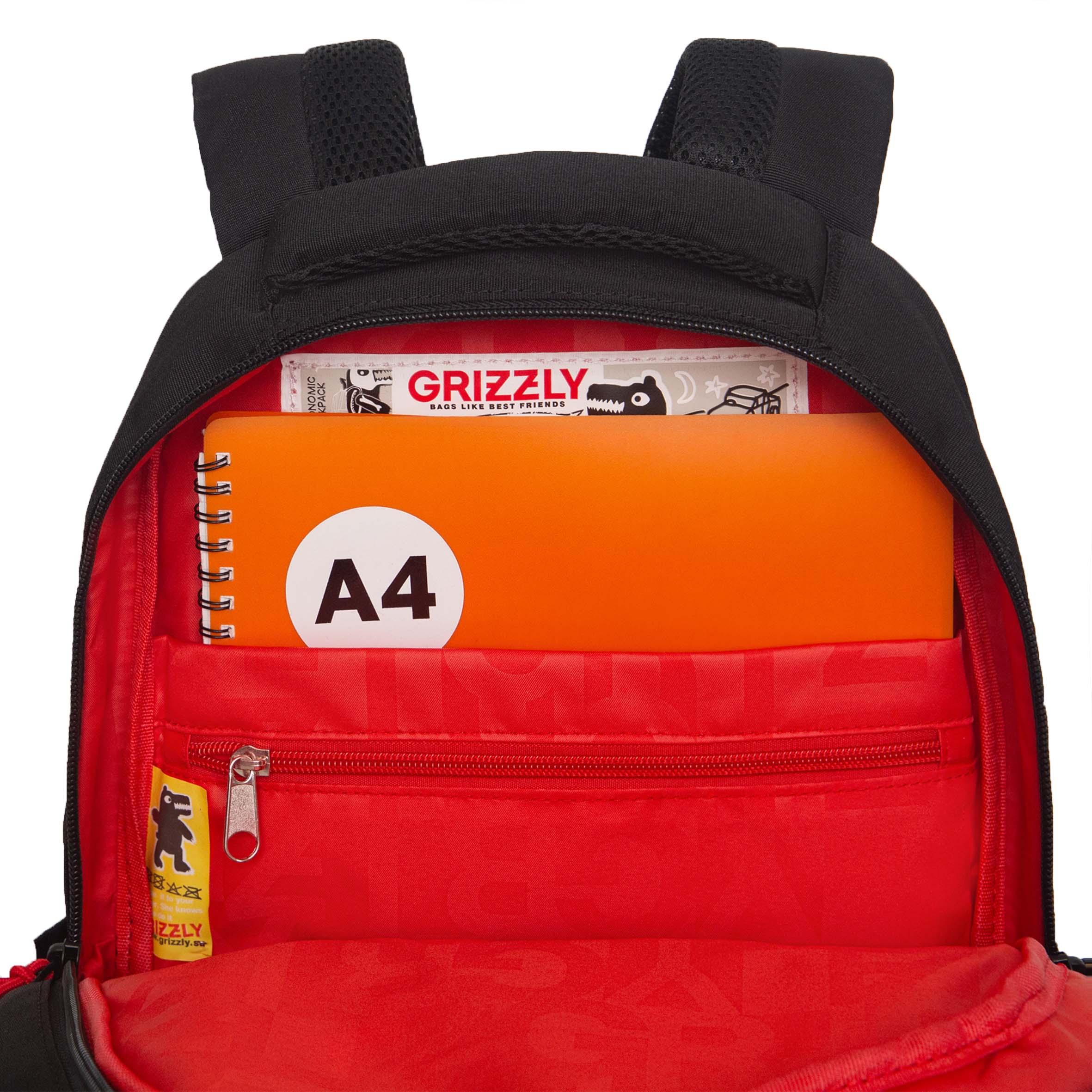 Рюкзак Grizzly школьный для мальчика - фото 6