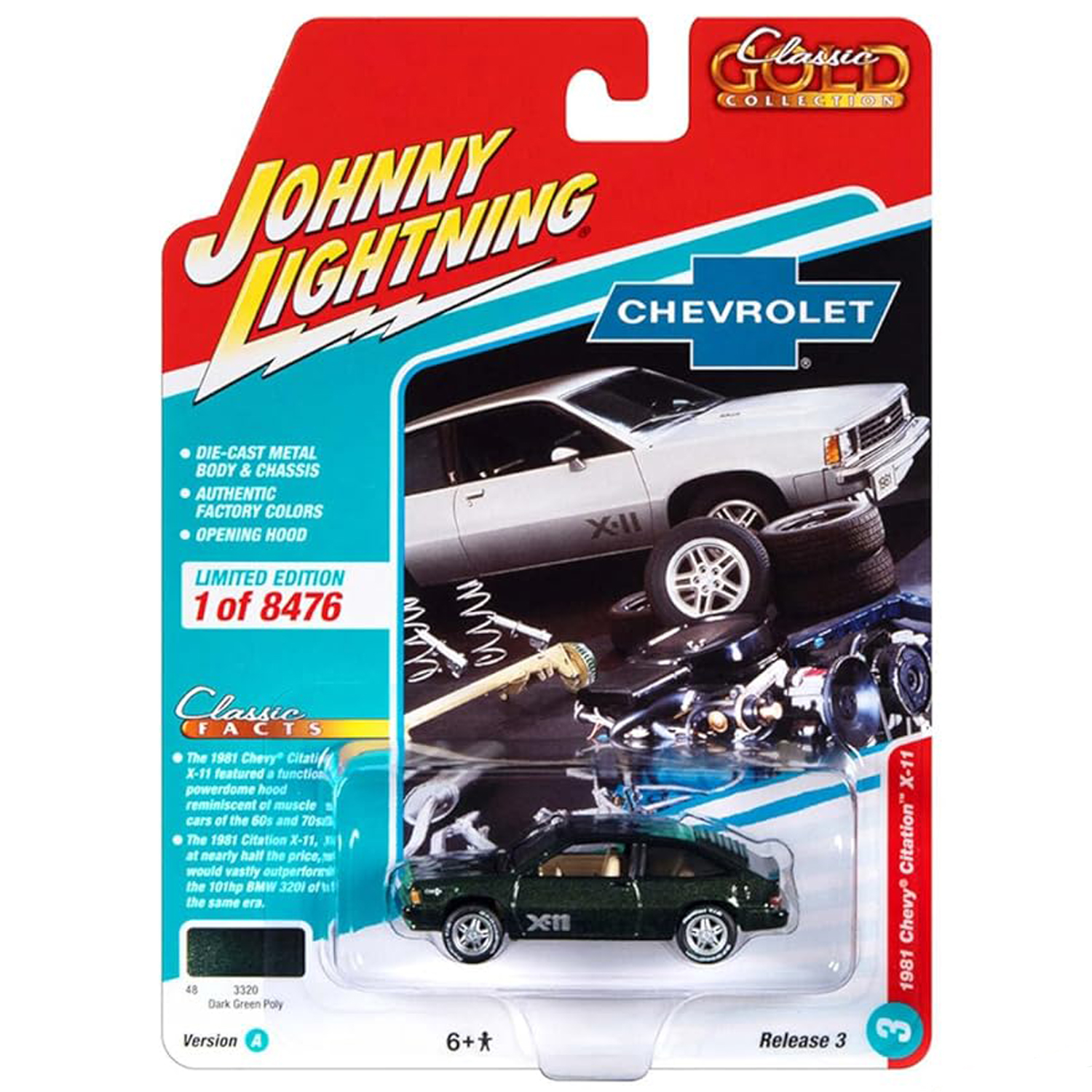 Автомобиль Johnny Lightning 1:64 JLCG030A-R3-N3 - фото 4