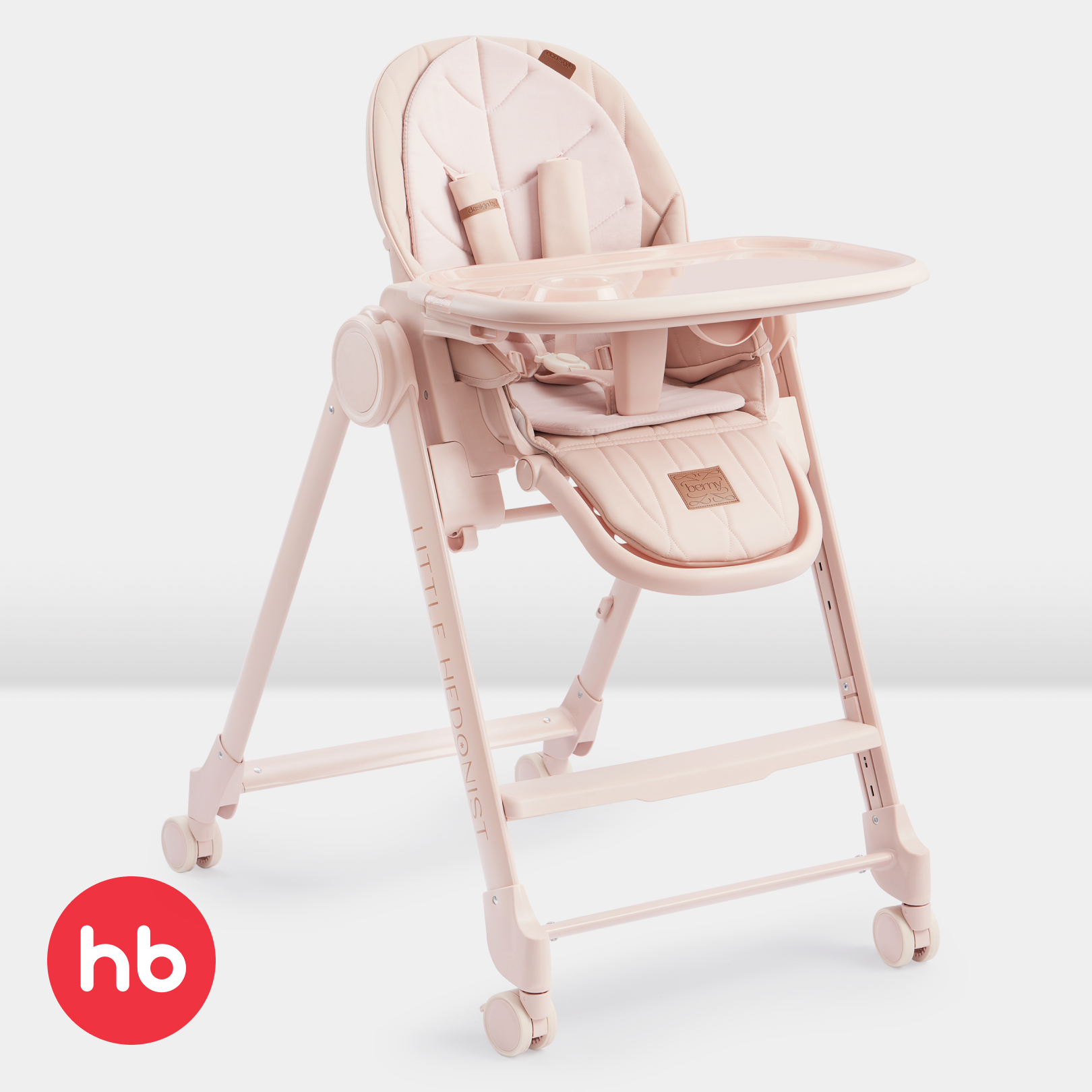 Стульчик для кормления Happy Baby розовый розовый - фото 1