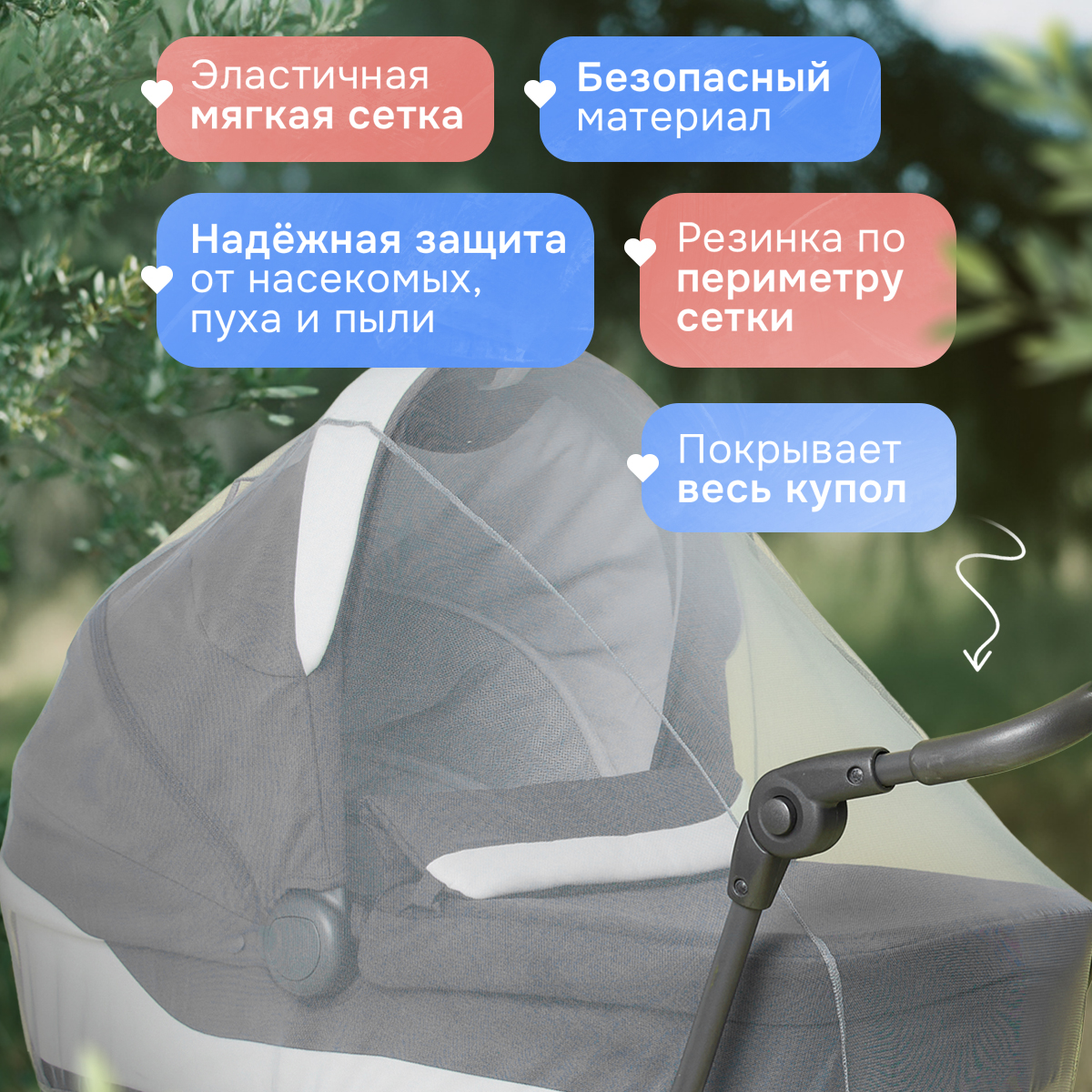 Сетка от насекомых Trottola Т150/серая - фото 2