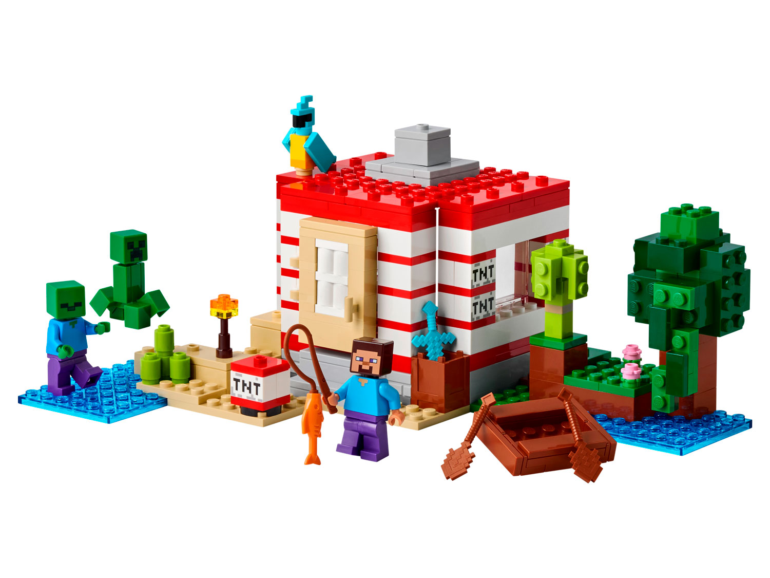 Конструктор LEGO Minecraft Динамитный дом 21275 287 дет. - фото 10