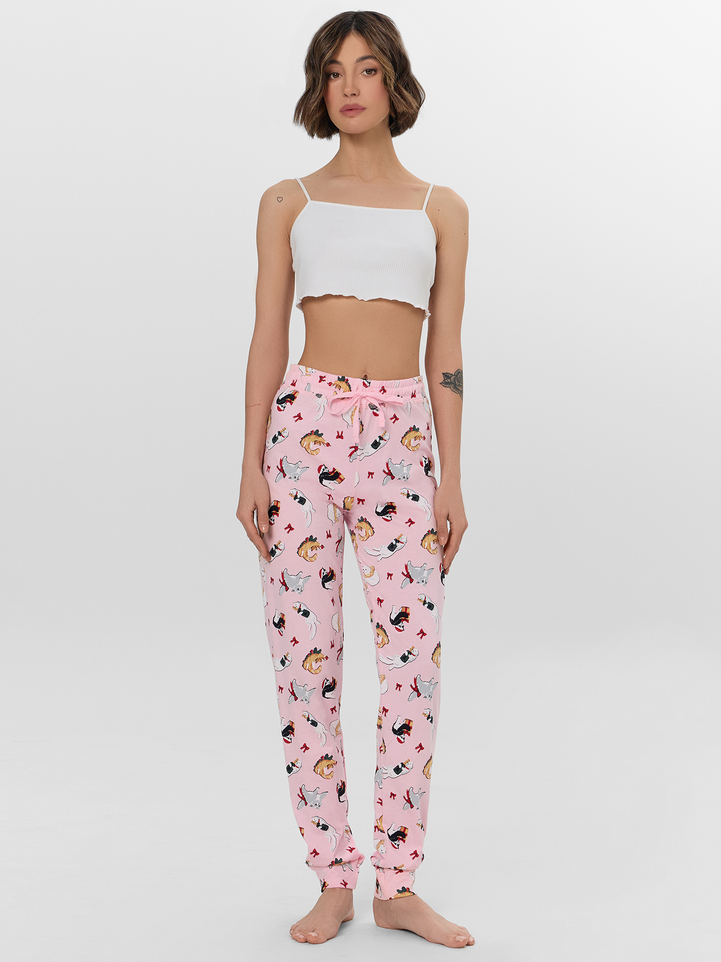 Брюки Mark Formelle (Марк Формэль) 532310/котики на розовом - фото 3