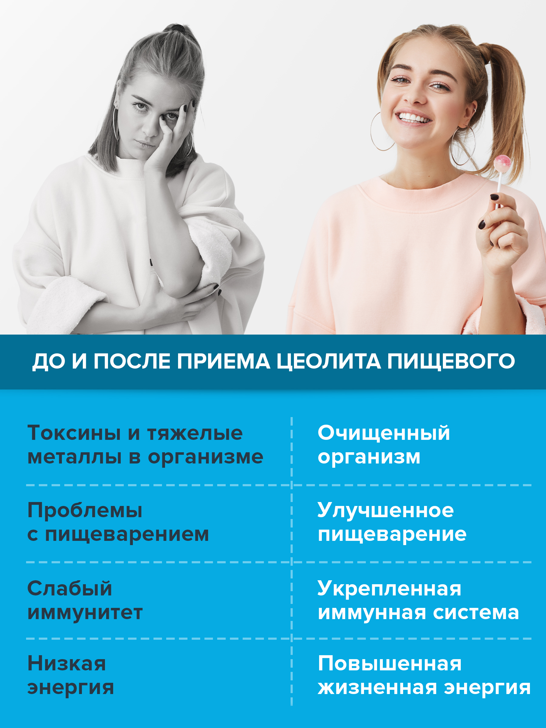 Цеолит пищевой сорбент детокс Bionormula для очистки организма банка 500г - фото 4