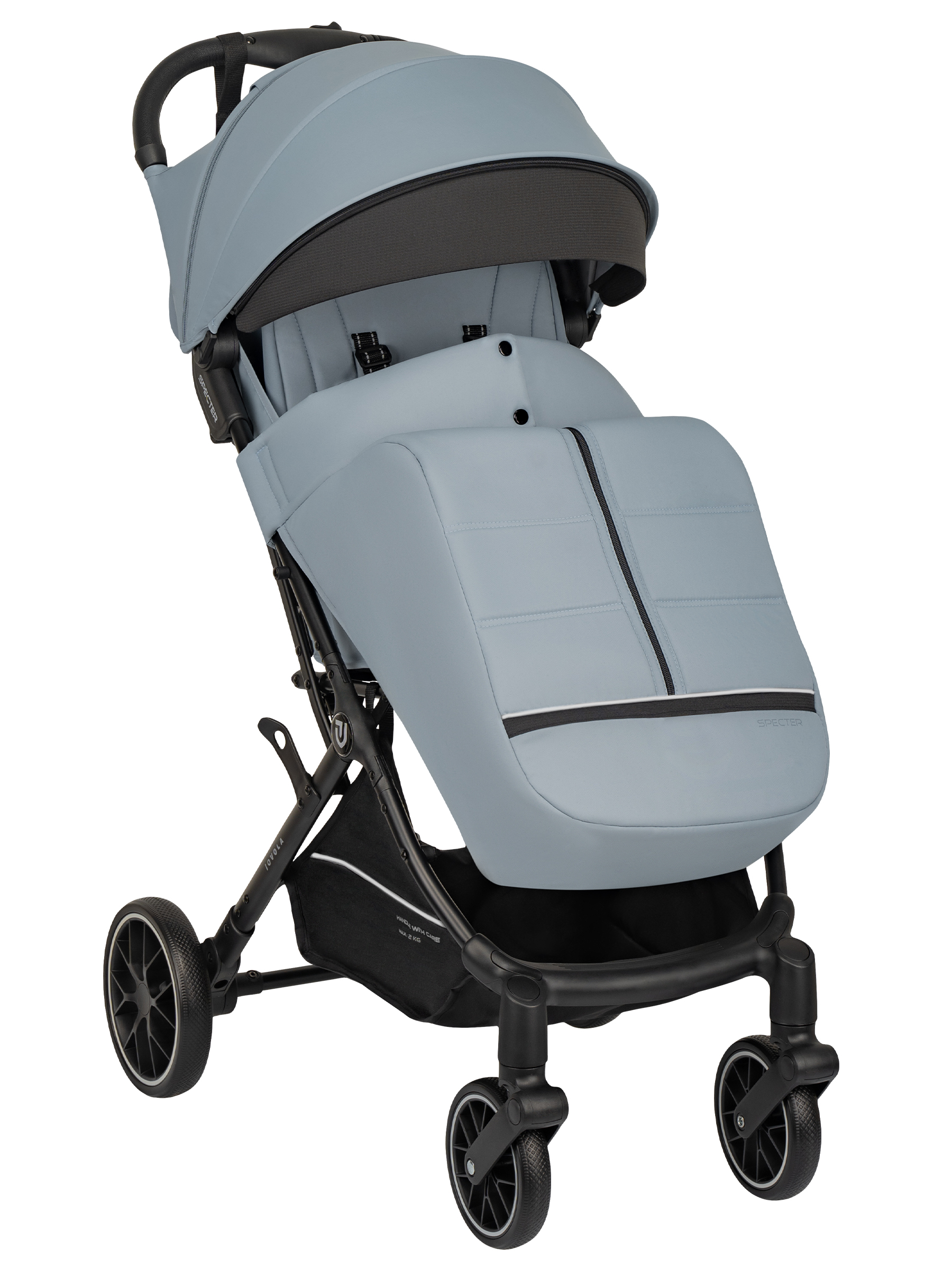 Коляска прогулочная JOVOLA Specter голубой - фото 16