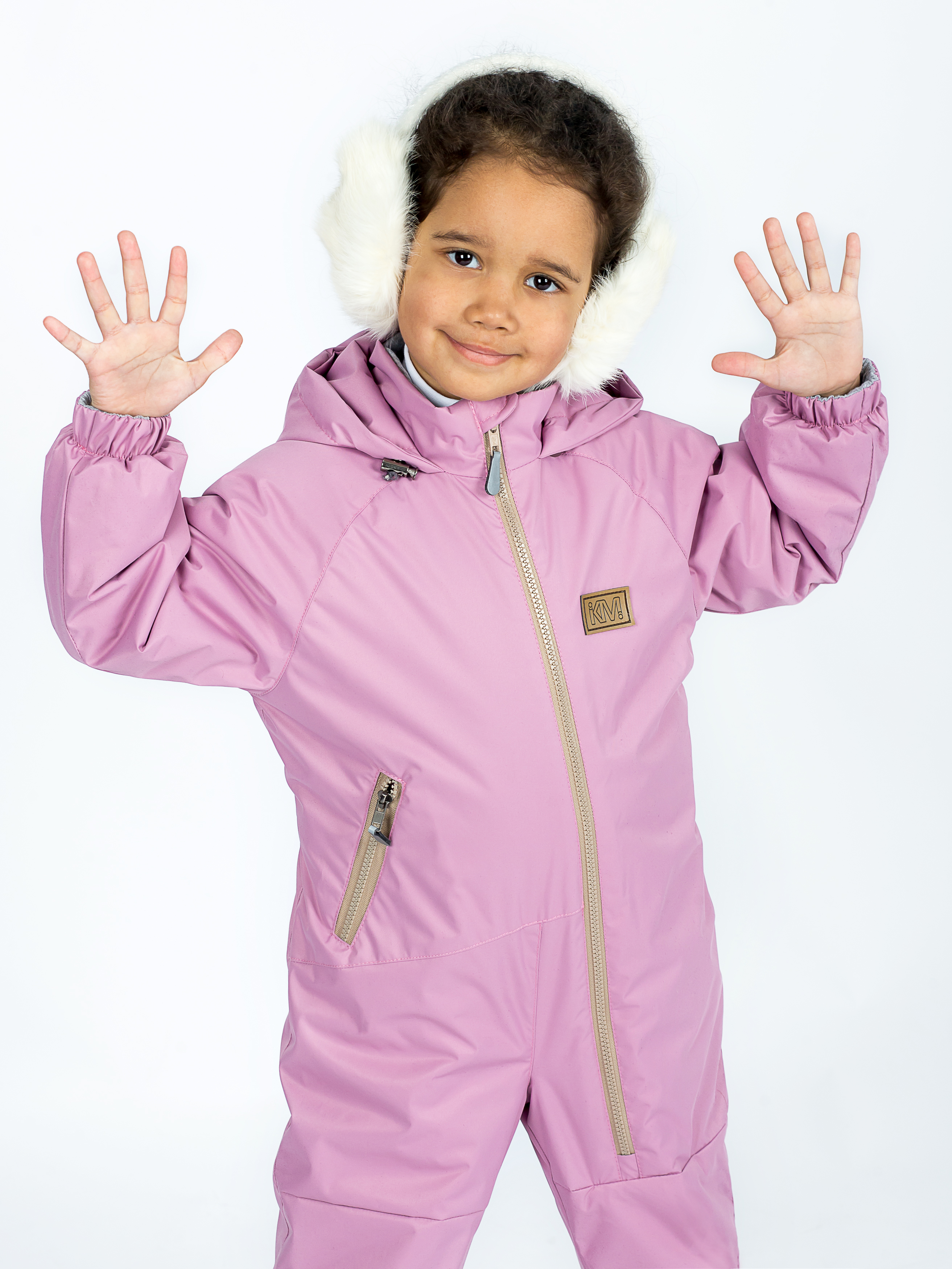 Комбинезон KiMMi co К-150830-042 щербет - фото 2