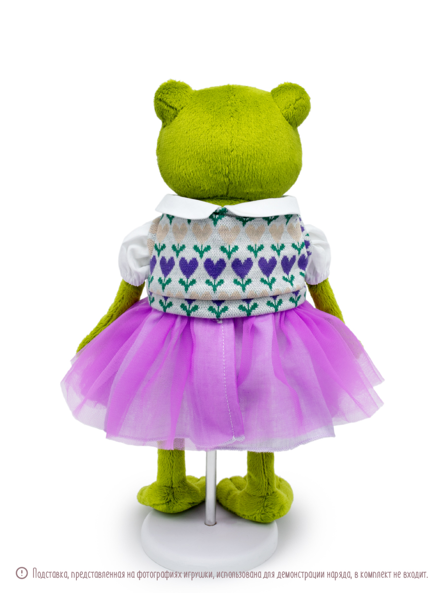 Мягкая игрушка BUDI BASA Оливия в жаккардовом жилете - фото 4