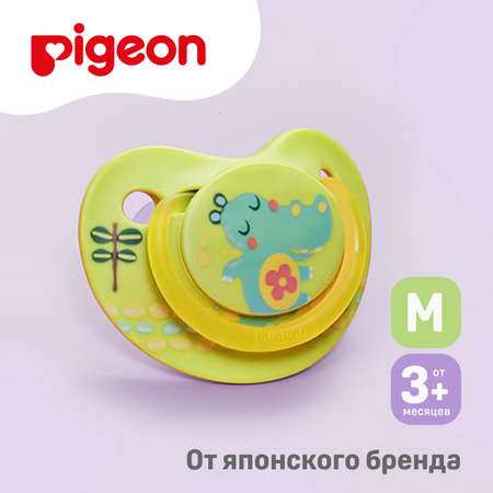 Пустышка Pigeon силикон ортодонтическая от 3 мес. 1 шт.