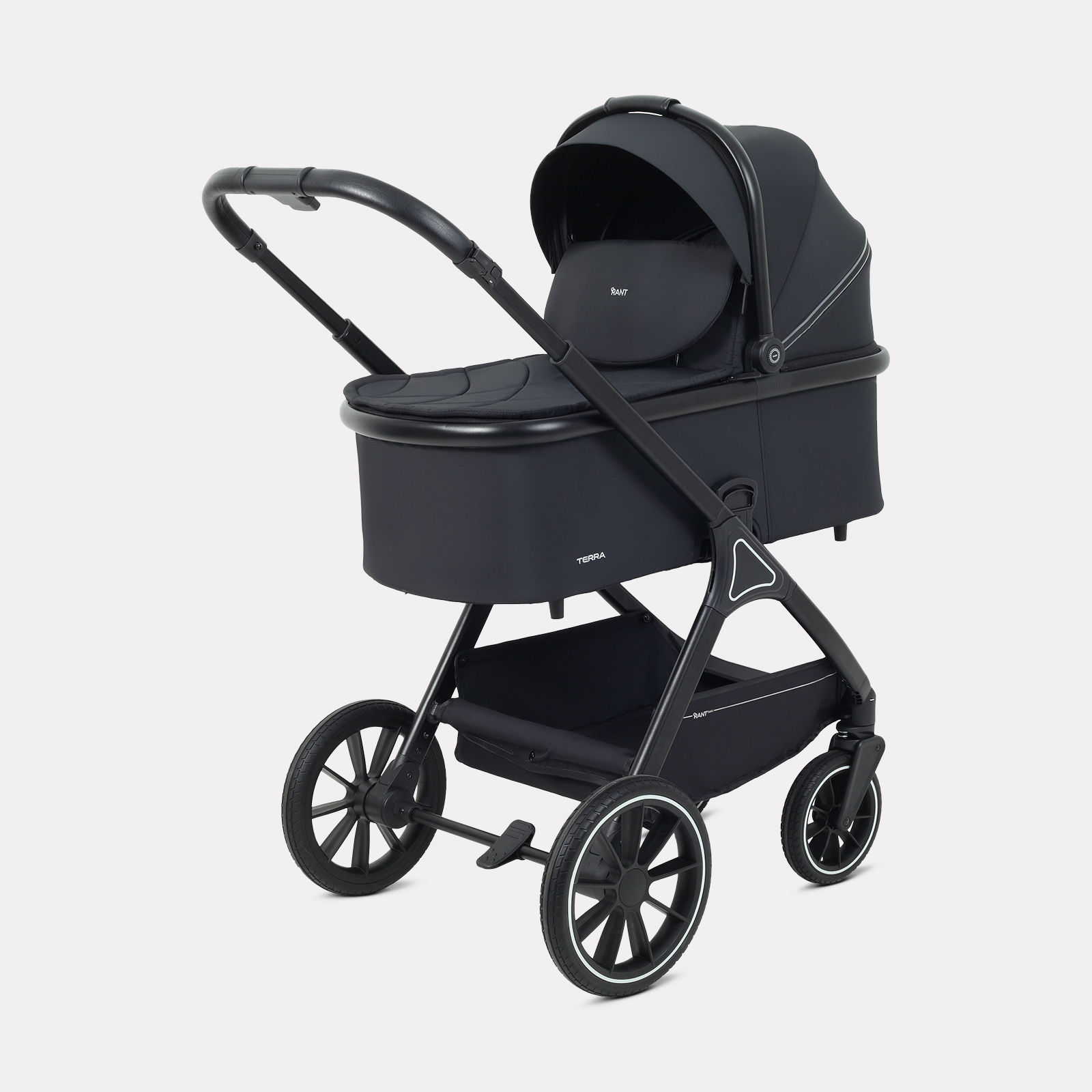 Коляска 2в1 Rant Basic Terra 2в1 черный - фото 2