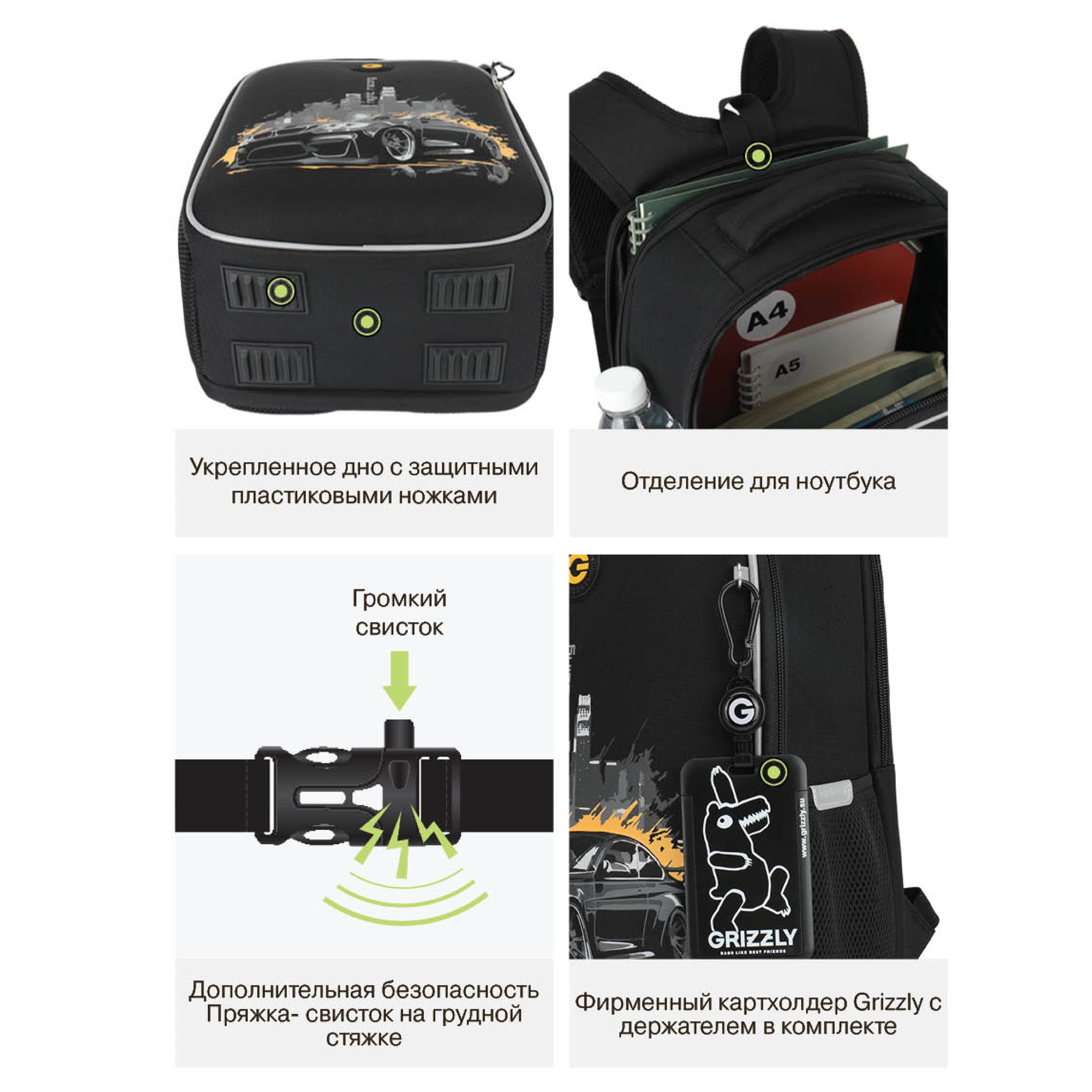 Ранец Grizzly Для мальчика - фото 11