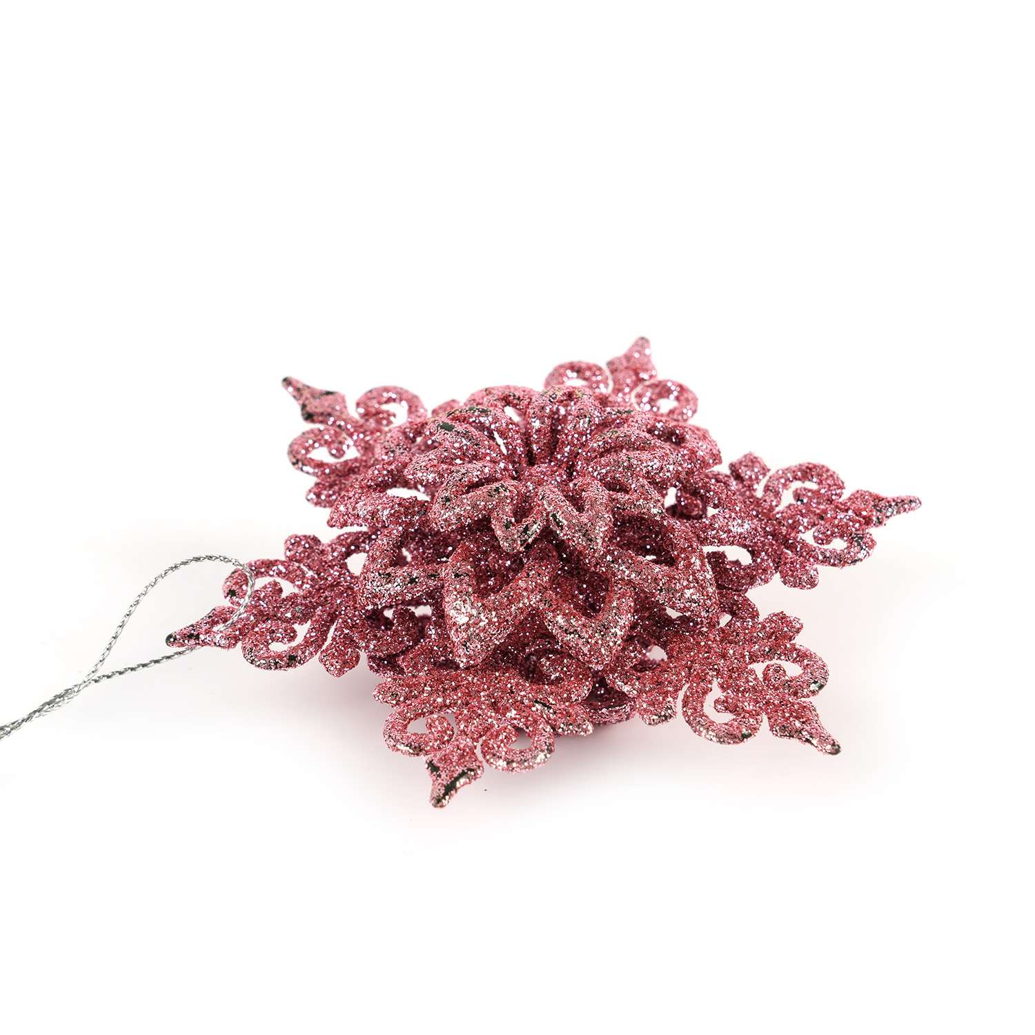 Подвеска ёлочная ё Снежинка - фото 2