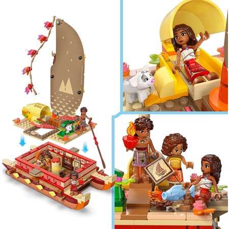 Конструктор LEGO Disney Princess Приключение Моаны блочный