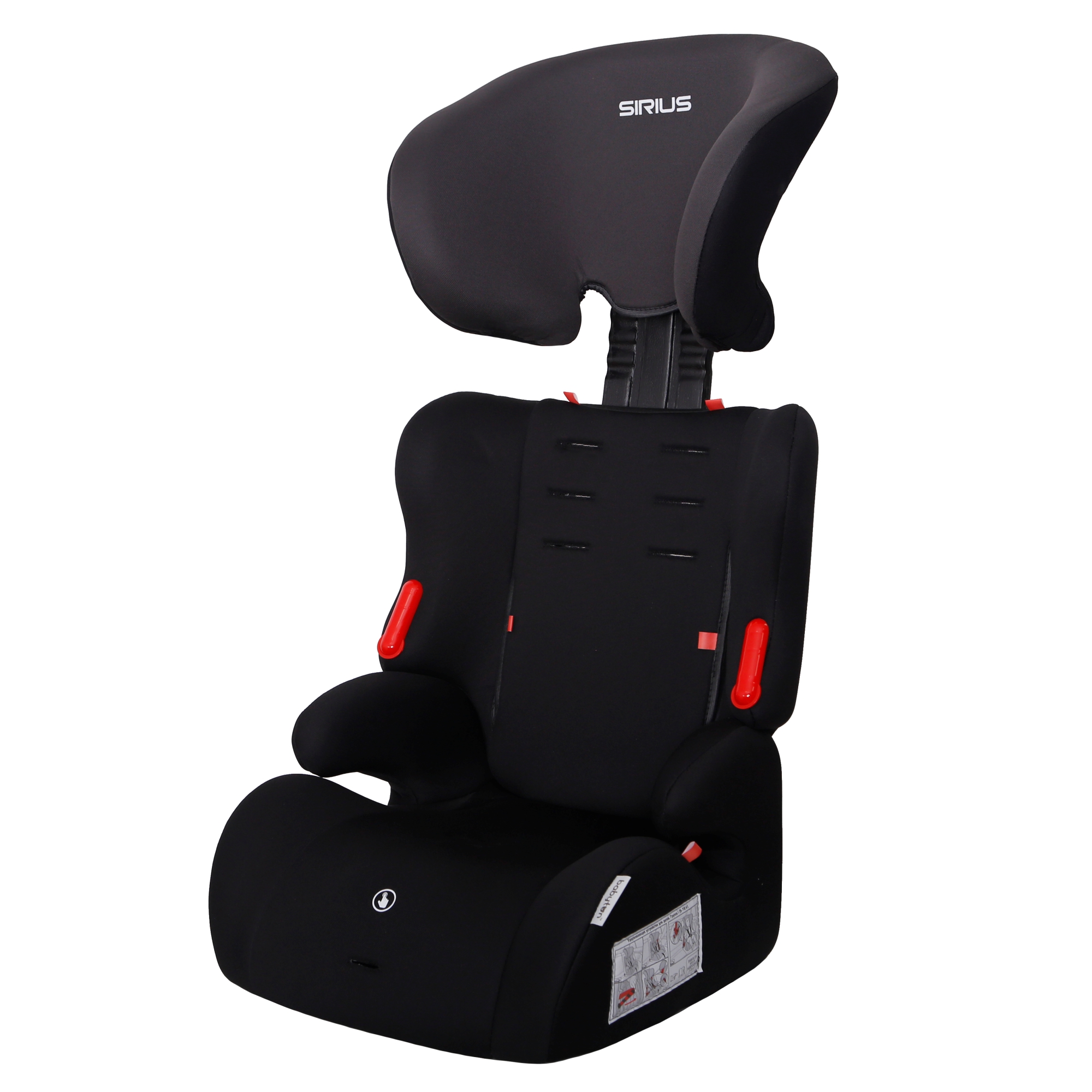 Автокресло Babyton Sirius I/II/III black-grey 1/2/3 (9-36 кг) - фото 27