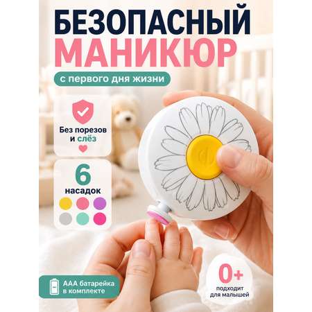 Триммер для ногтей ADUMI ромашка