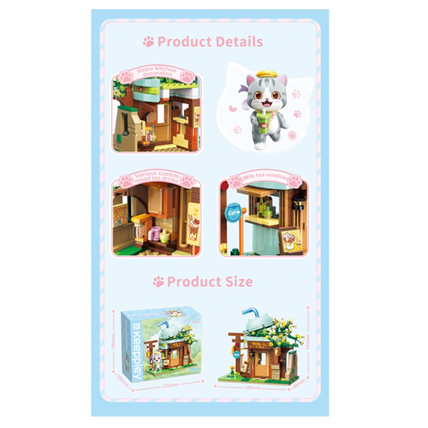 Конструктор Junfa Lovely Street Магазин напитков сборная игровая модель - фото 5