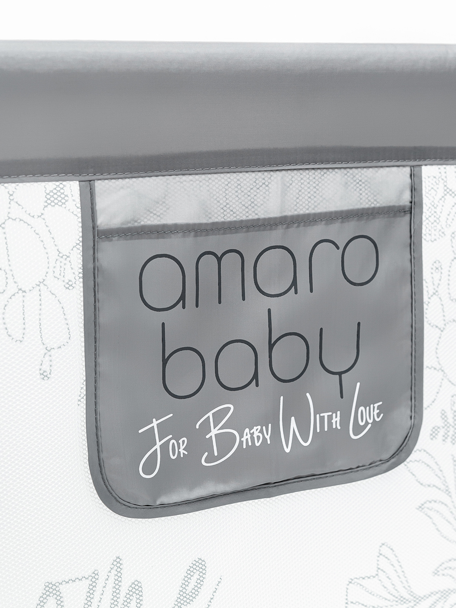 Барьер защитный для кровати Amarobaby safety of dreams серый - фото 18