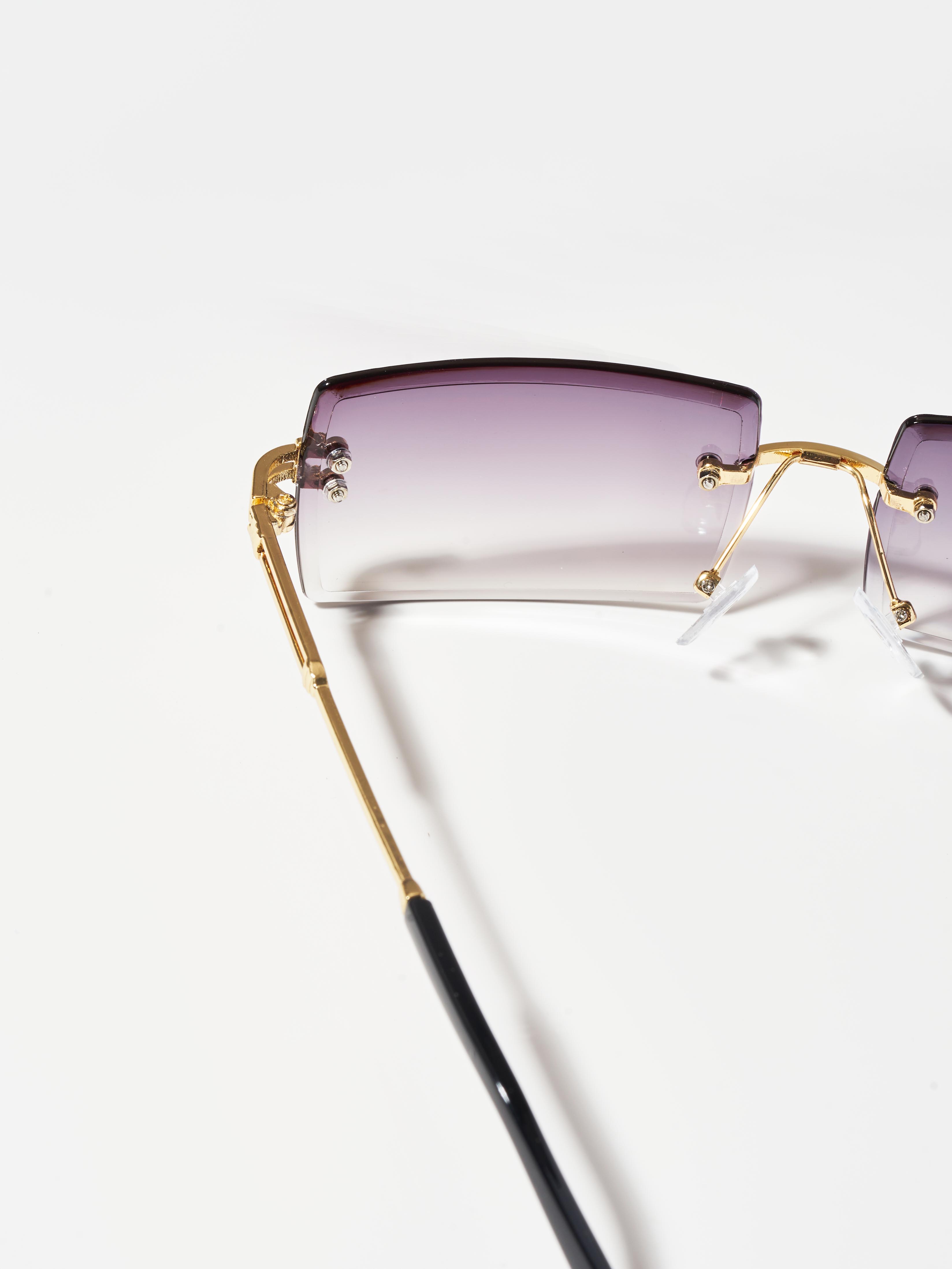 Солнцезащитные очки прямоугольные SUNNY GLASS O00035-1 - фото 6