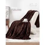 Плед Solo Decorica Шоколад 150 x 200 см велсофт