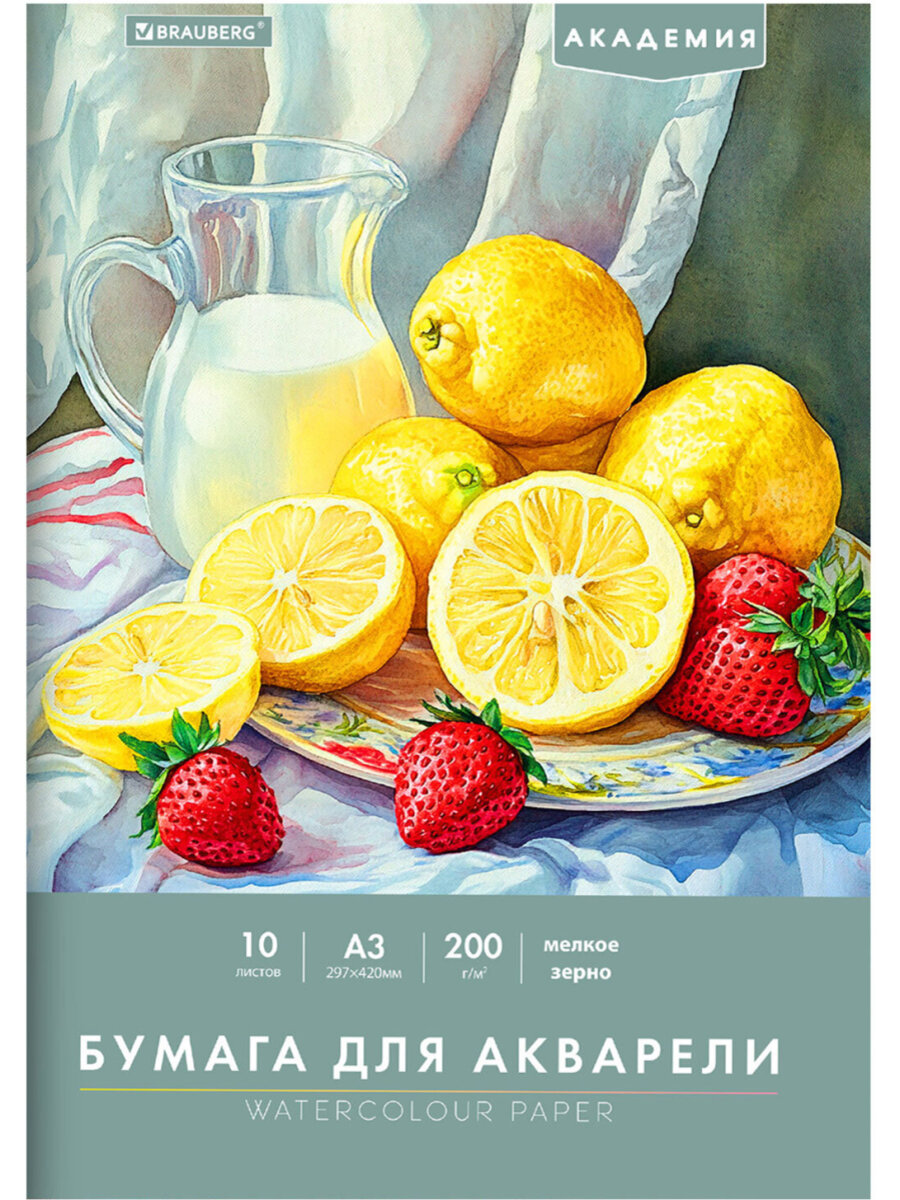 Художественная бумага Brauberg 10 лист. - фото 8