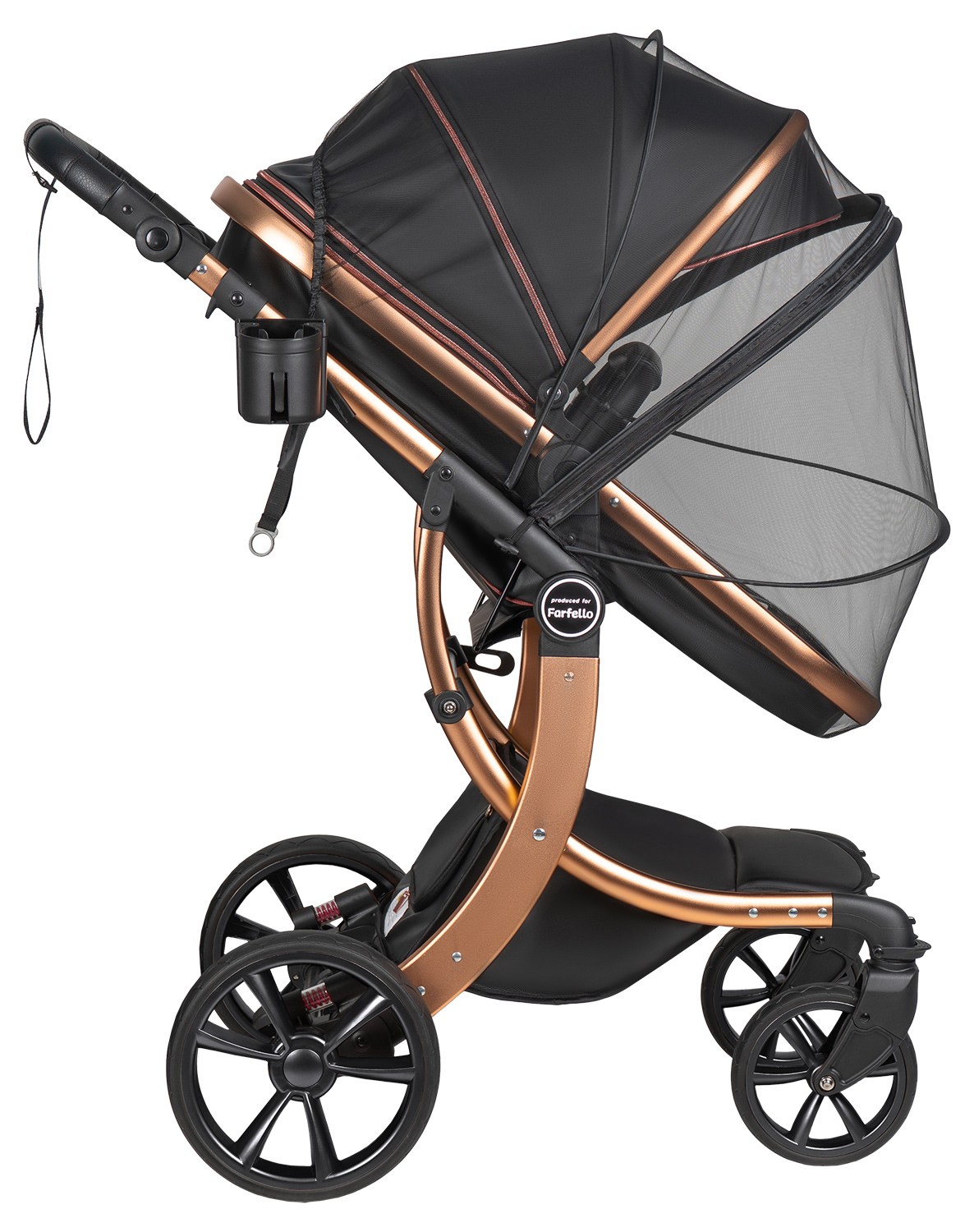 Коляска трансформер Aimile Adventurer черный - фото 24