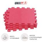 Мат-пазл UNIX Fit 30 х 30 х 1 см красный 4 шт