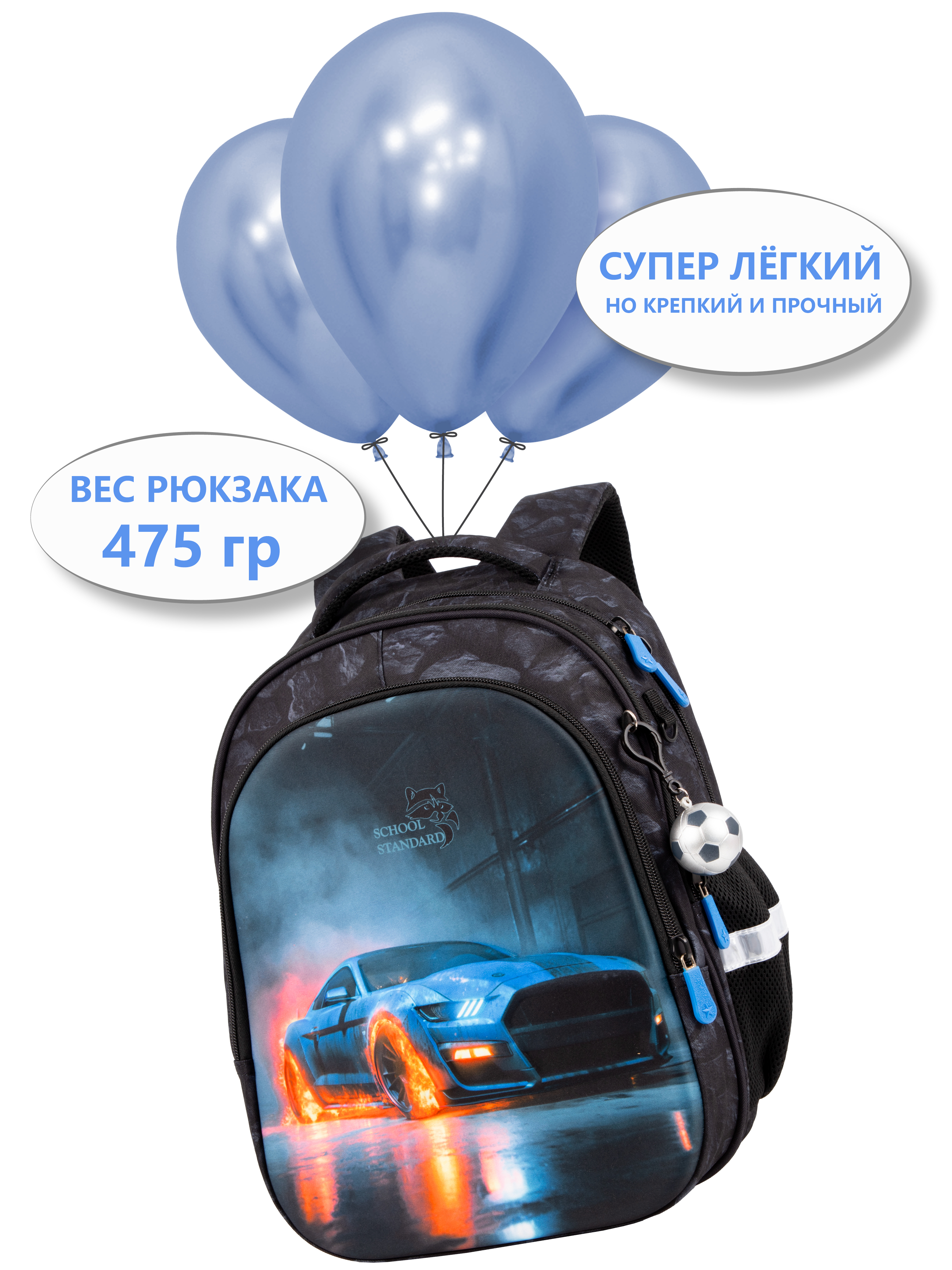 Рюкзак School Standard для мальчика набор 8 в 1 - фото 2