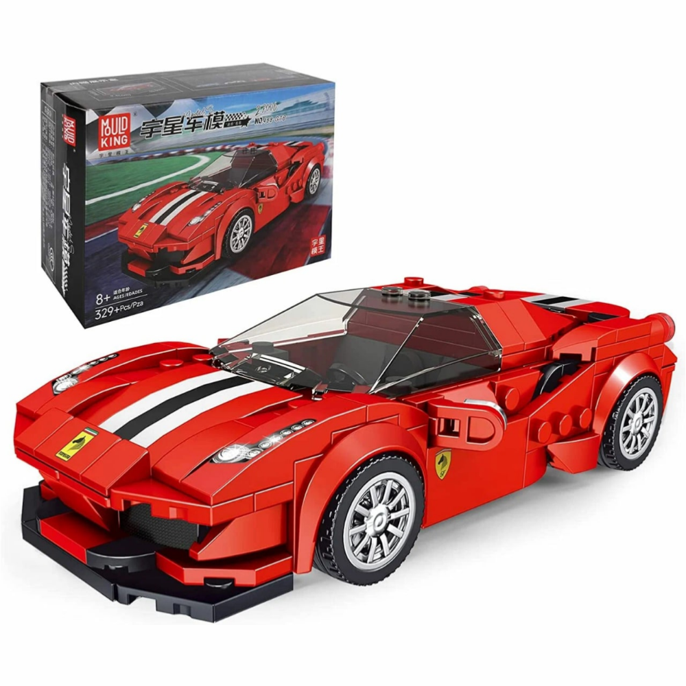 Конструктор Mould King Ferrari 488 блочный - фото 1