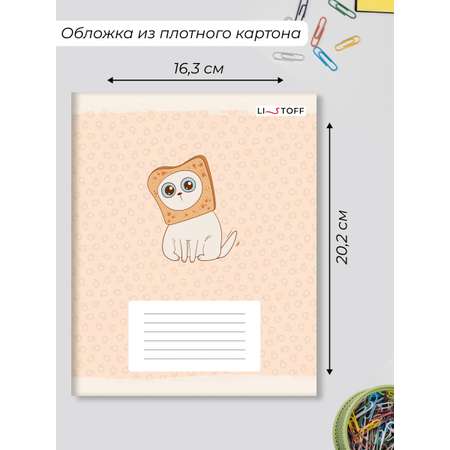 Тетрадь Listoff линейка 20 шт.