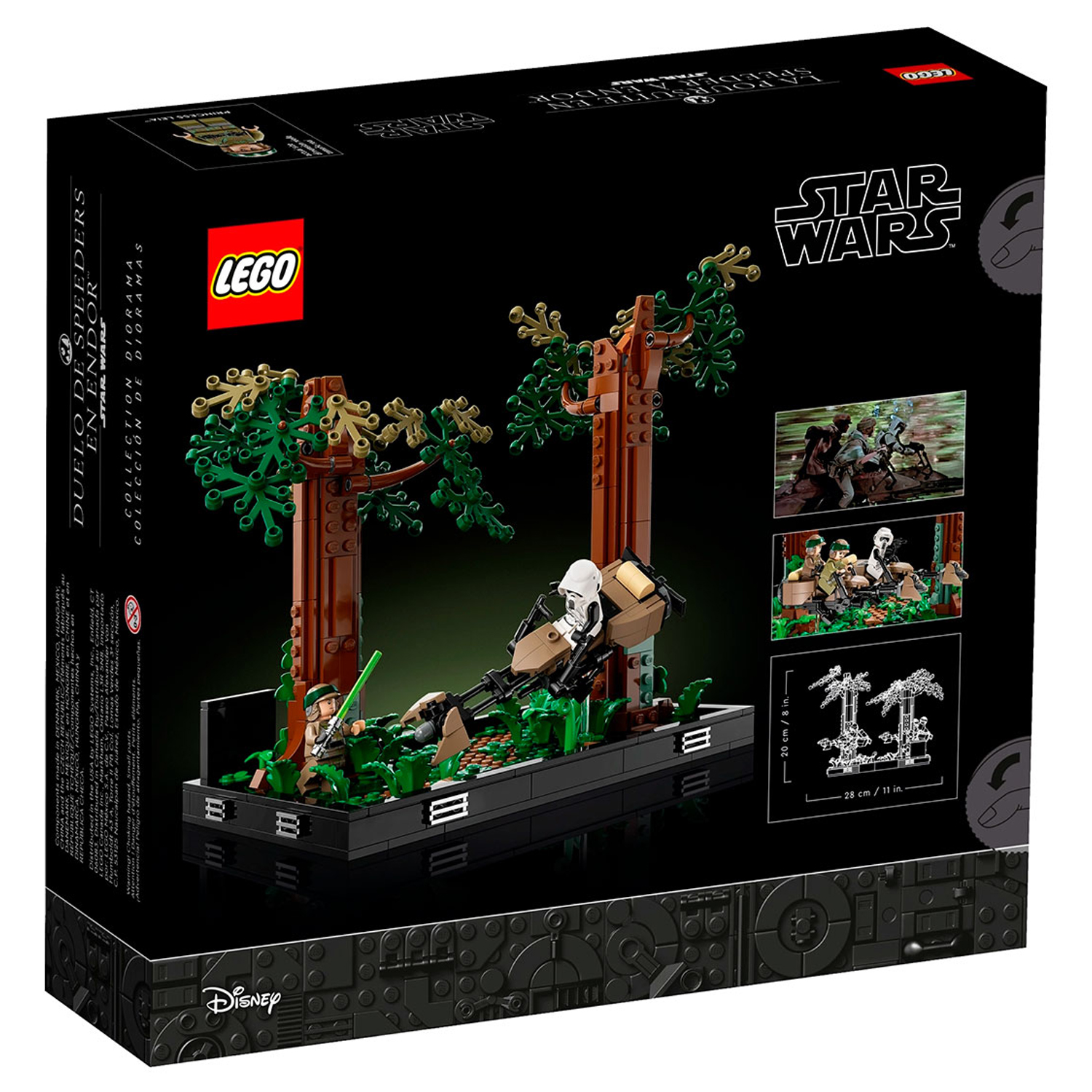 Конструктор LEGO Star Wars Диорама Погоня на Эндоре - фото 6